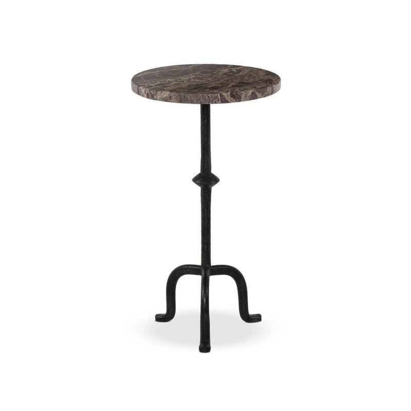 Jocelyn End Table - Garnet Marble