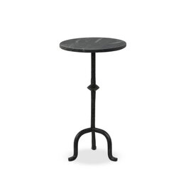 Jocelyn End Table - Black Marble