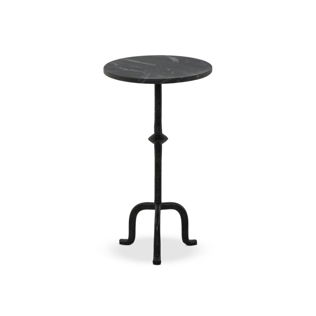 Jocelyn End Table - Black Marble