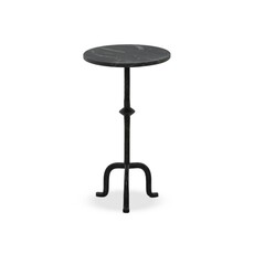 Jocelyn End Table - Black Marble