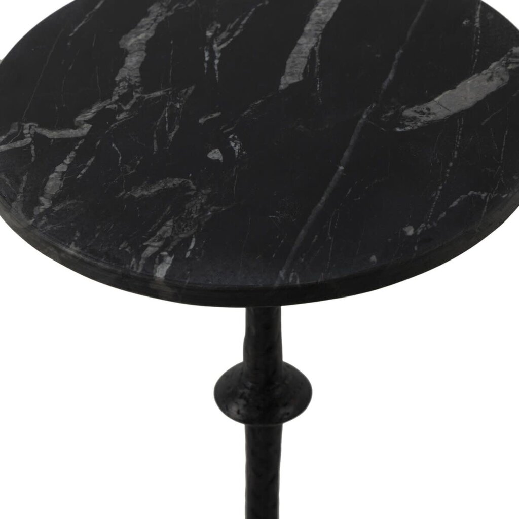Jocelyn End Table - Black Marble
