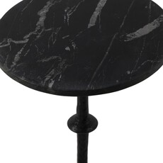 Jocelyn End Table - Black Marble