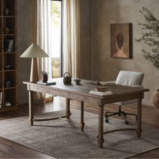 Edison Desk - Worn Oak Veneer  (Amber Lewis x Four Hands)