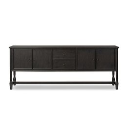 Barton Sideboard 84" -  Cracked Smoked Black Veneer (Amber Lewis x Four Hands)