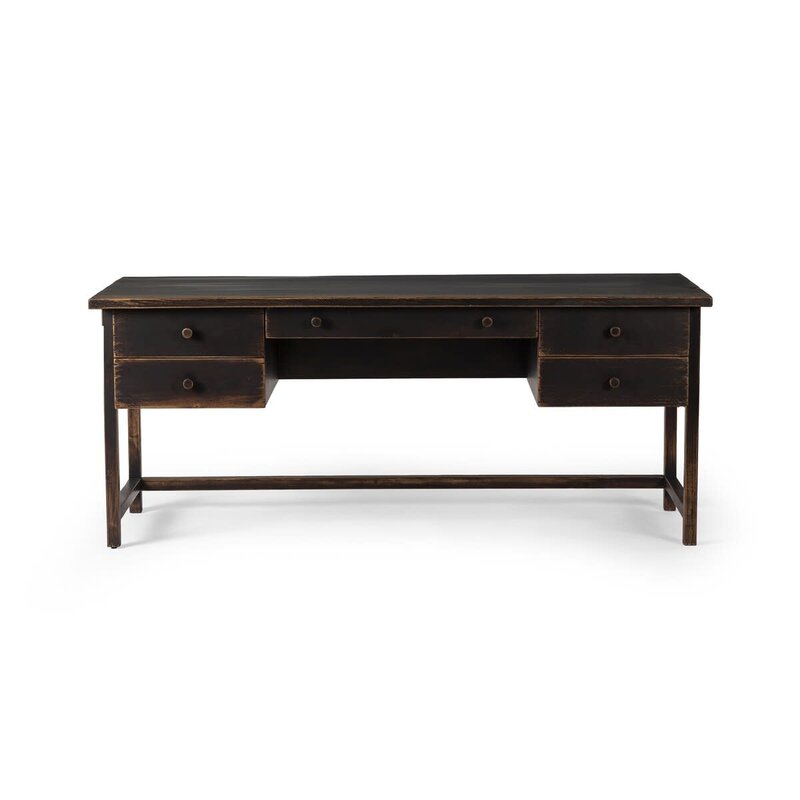 Reign Desk - Distressed Walnut