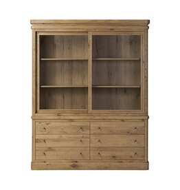 Grand Cabinet - Honey Brown Oak Veneer