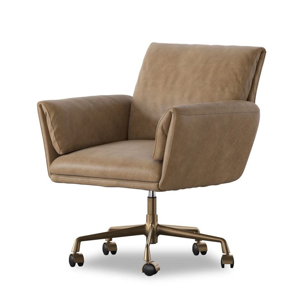 Theodore Desk Chair - Palermo Drift Leather (Amber Lewis x Four Hands)