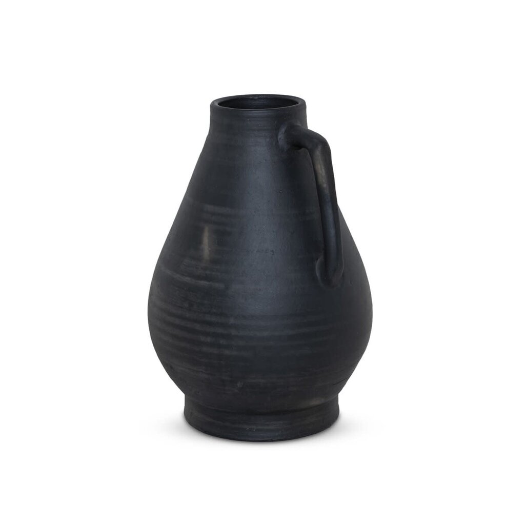 Sesto Vessel - Aged Black Terracotta (Amber Lewis x Four Hands)