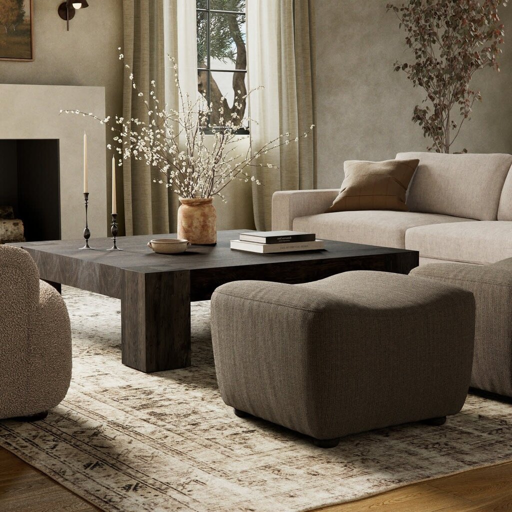 Kyle Ottoman - Ambro Stripe (Amber Lewis x Four Hands)