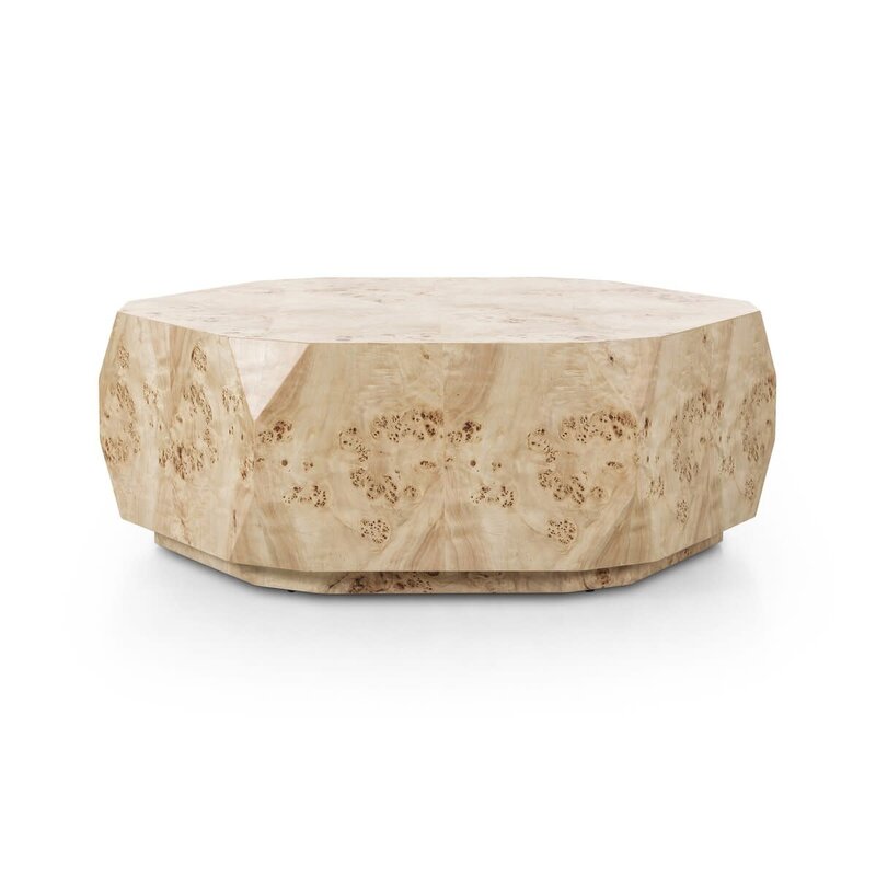 Clara Coffee Table - Light Burl