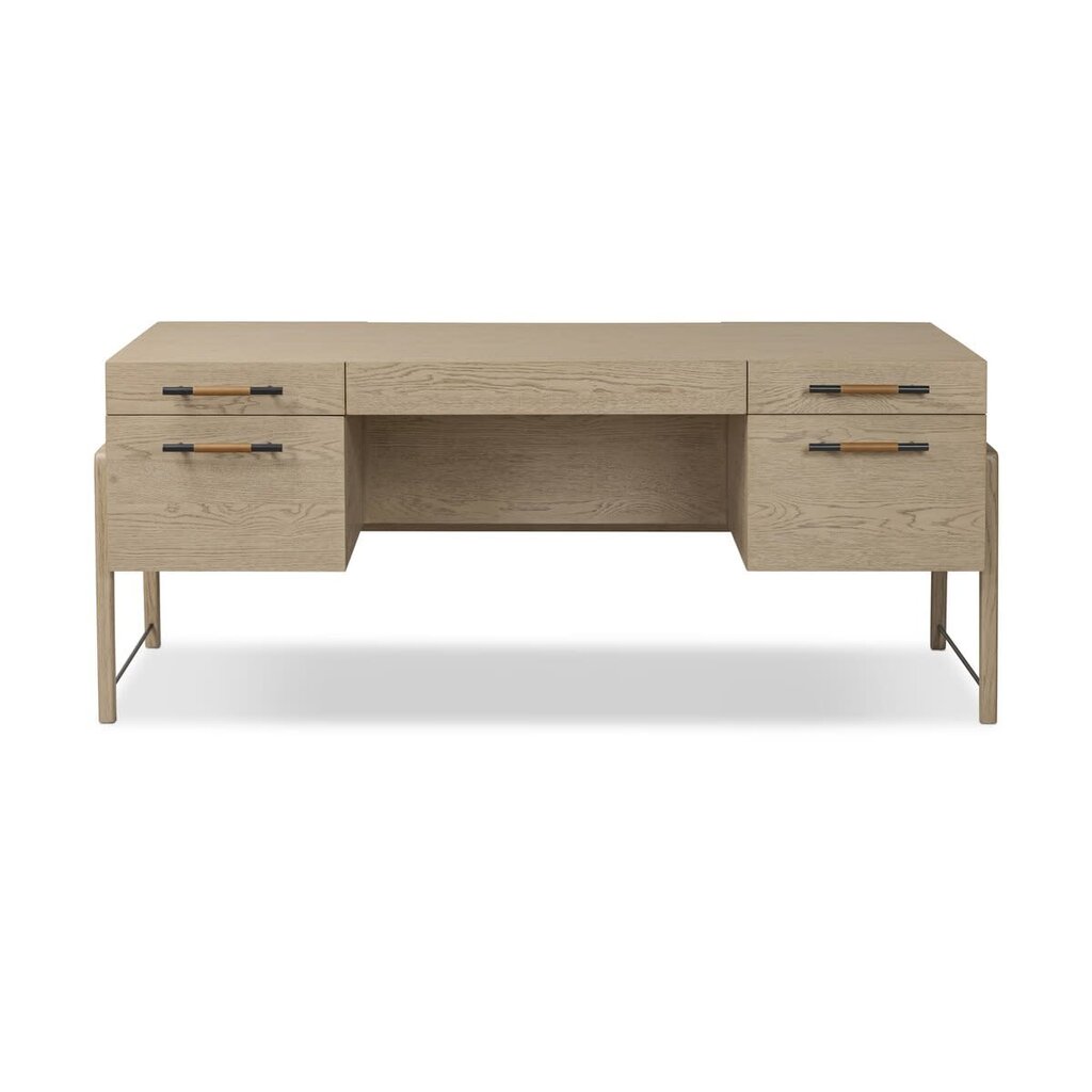 Rosedale Executive Desk - Yucca Oak Veneer
