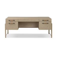 Rosedale Executive Desk - Yucca Oak Veneer