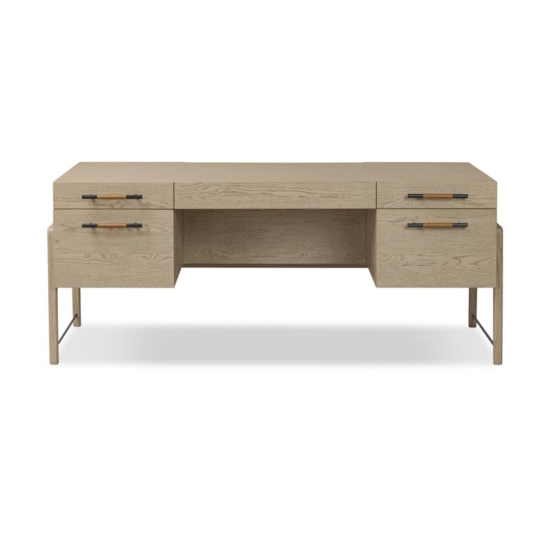 Rosedale Executive Desk - Yucca Oak Veneer
