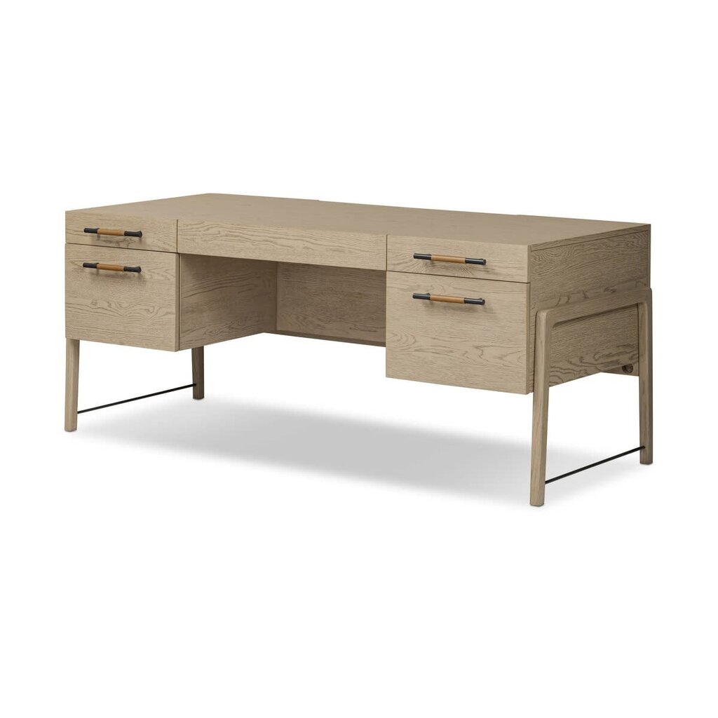 Rosedale Executive Desk - Yucca Oak Veneer