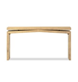 Matthes Console Table - Worn Oak Veneer 60"