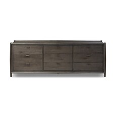 Glenview 9 Drawer Dresser - Smoke Black Oak