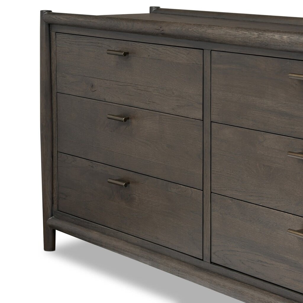 Glenview 9 Drawer Dresser - Smoke Black Oak