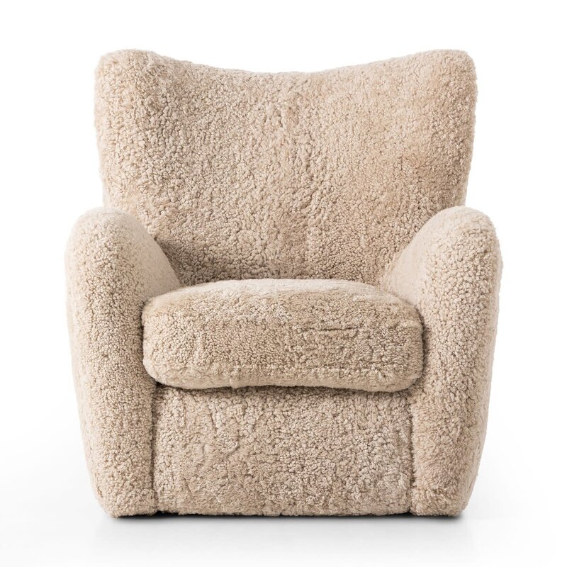 Amelie Chair - Beige Shearling