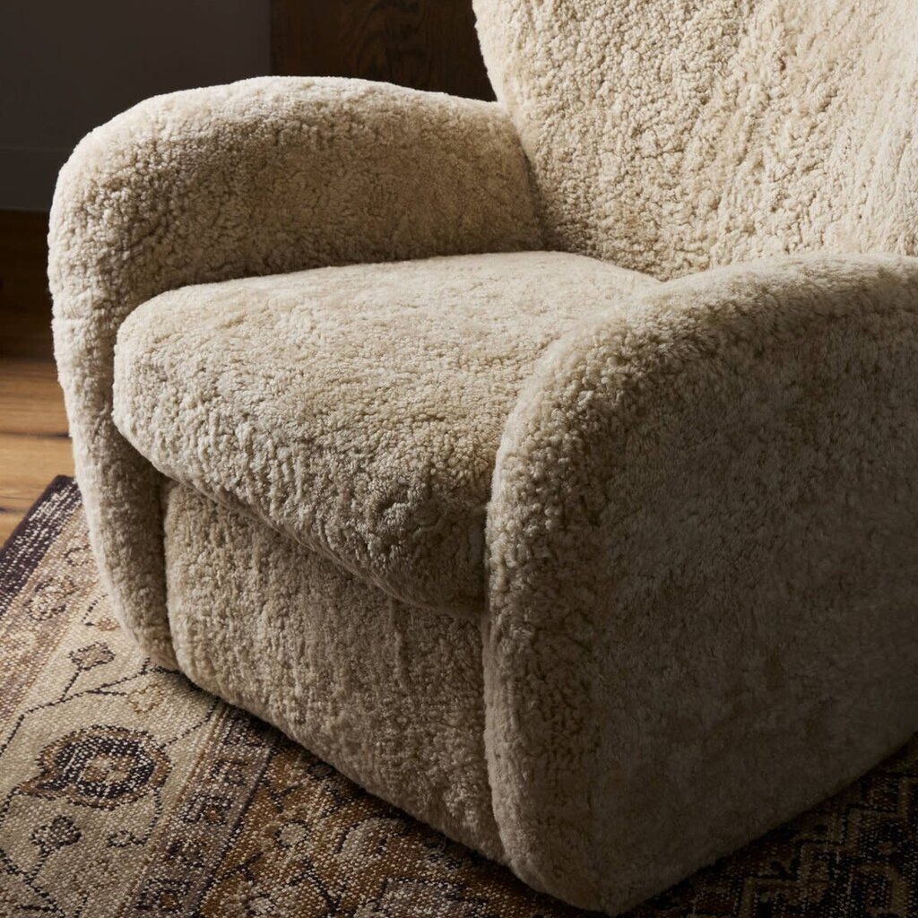 Amelie Chair - Beige Shearling