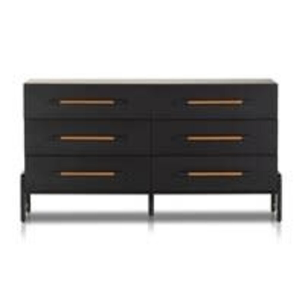 Rosedale 6 Drawer Dresser in Ebony Oak
