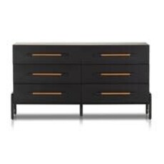 Rosedale 6 Drawer Dresser in Ebony Oak