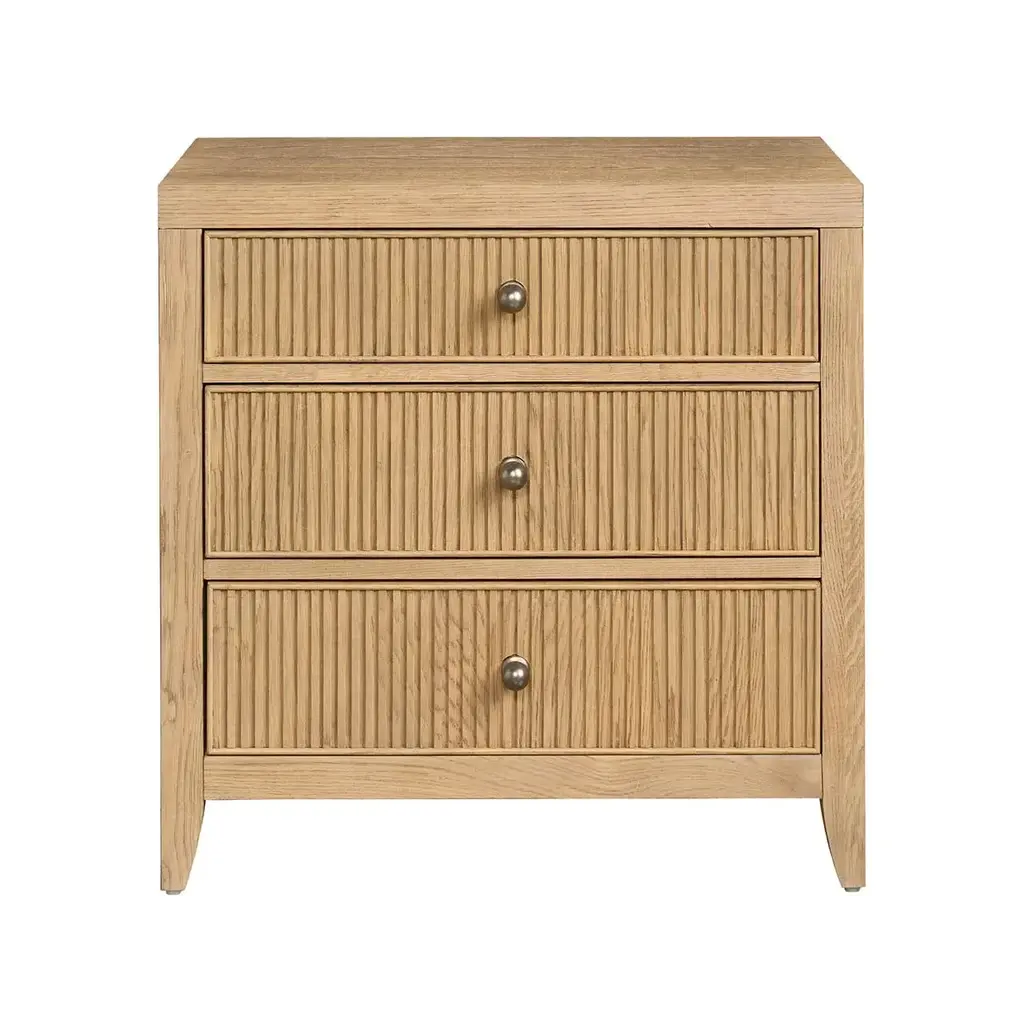 Universal Furniture Ava Three Drawer Nightstand - Skylark