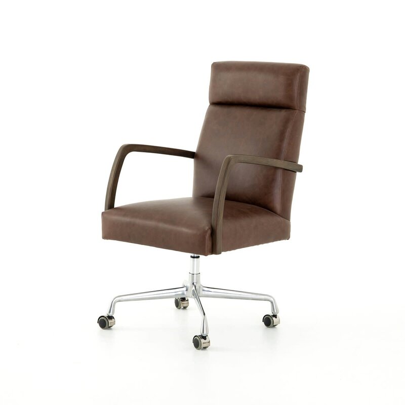 Bryson Desk Chair - Havana Brown