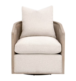 McCollough Swivel Club Chair - LiveSmart Gellar-Linen