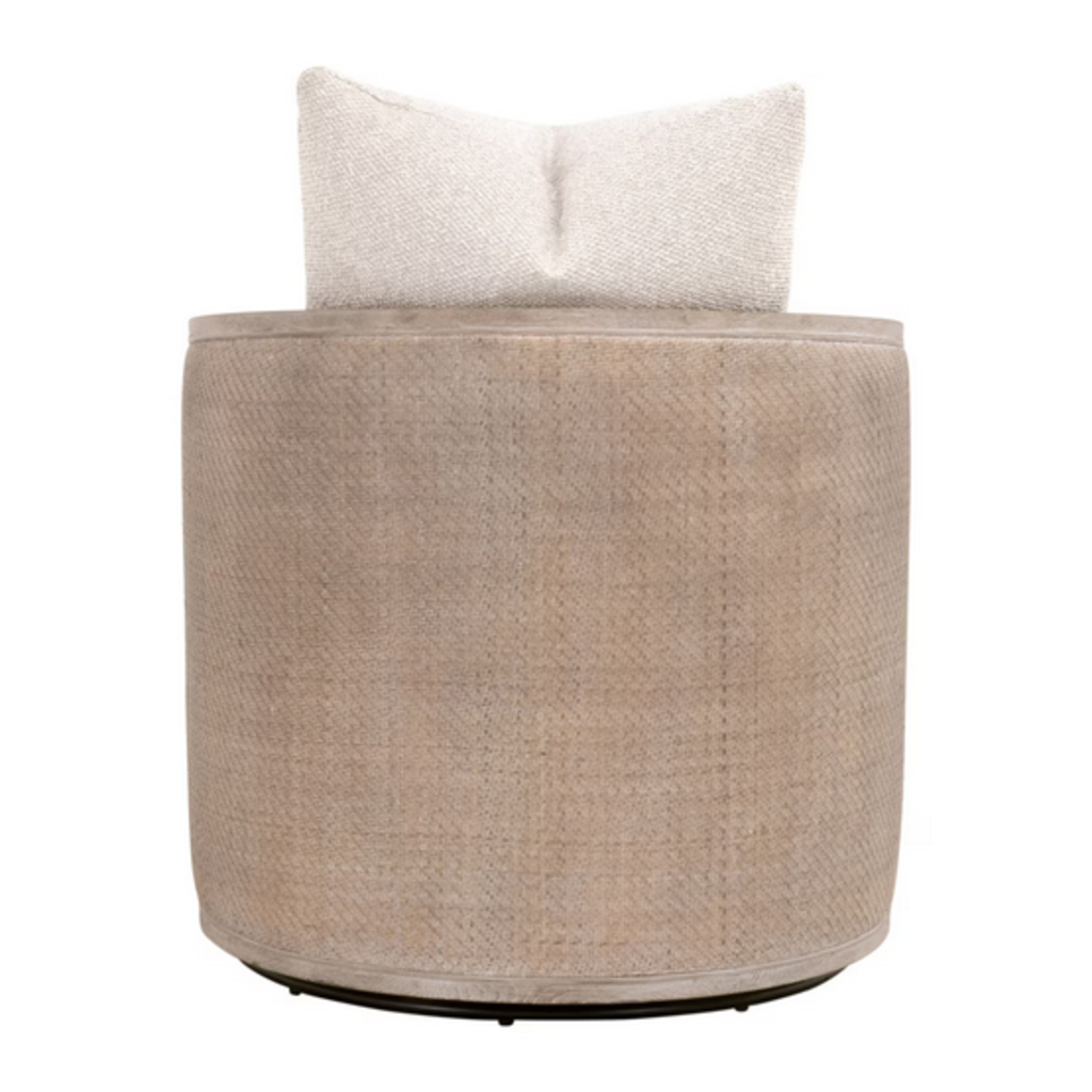 McCollough Swivel Club Chair - LiveSmart Gellar-Linen