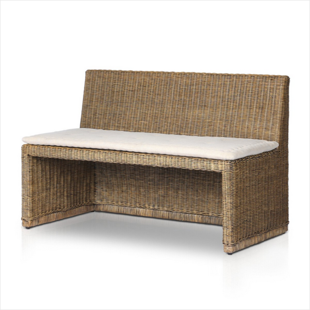 Senna Woven Dining Bench 49"
