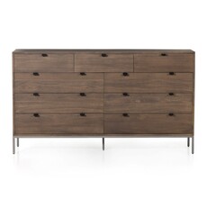 Trey 9  Drawer Dresser- Auburn Poplar
