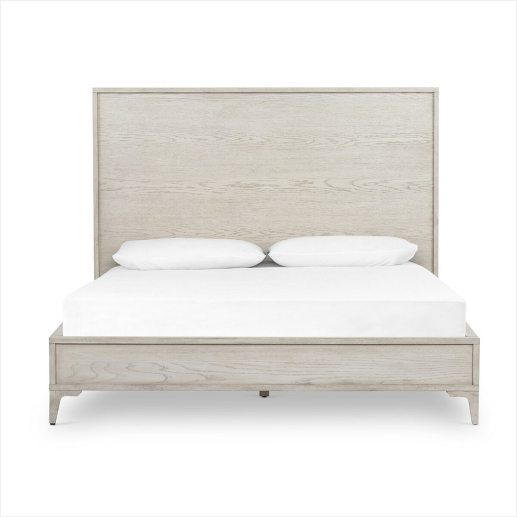 Viggo Bed - Vintage White Oak Queen
