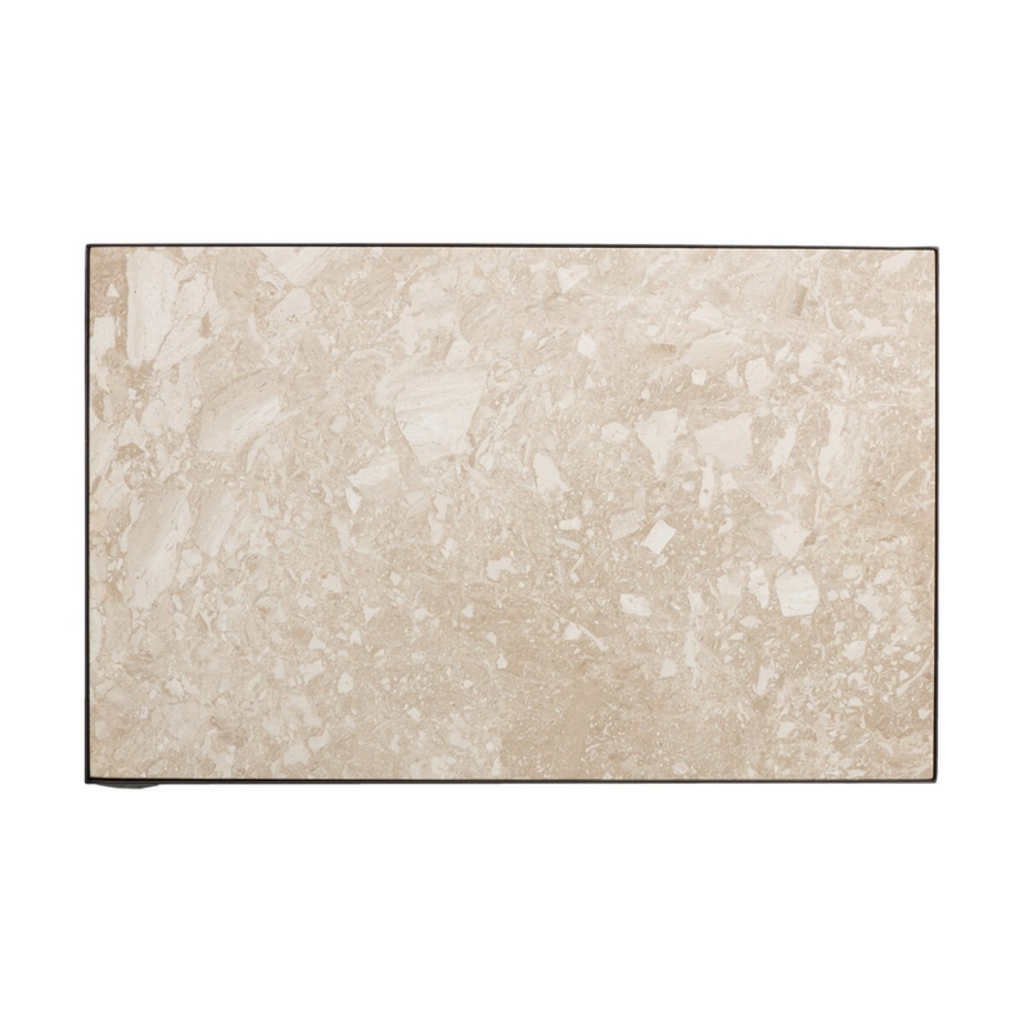 Babylon Side Table/Nightstand - Hammered Gunmetal