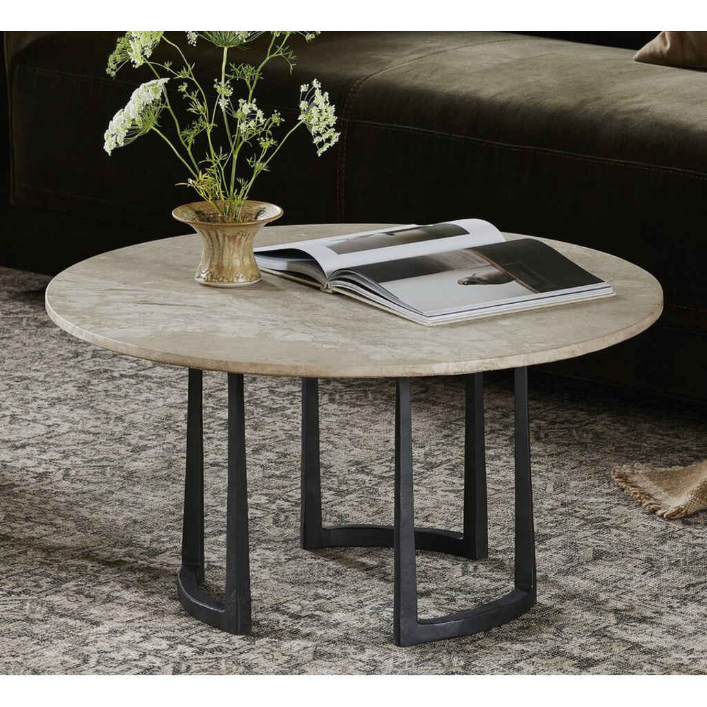 Axtell Coffee Table - Lunar Marble Small