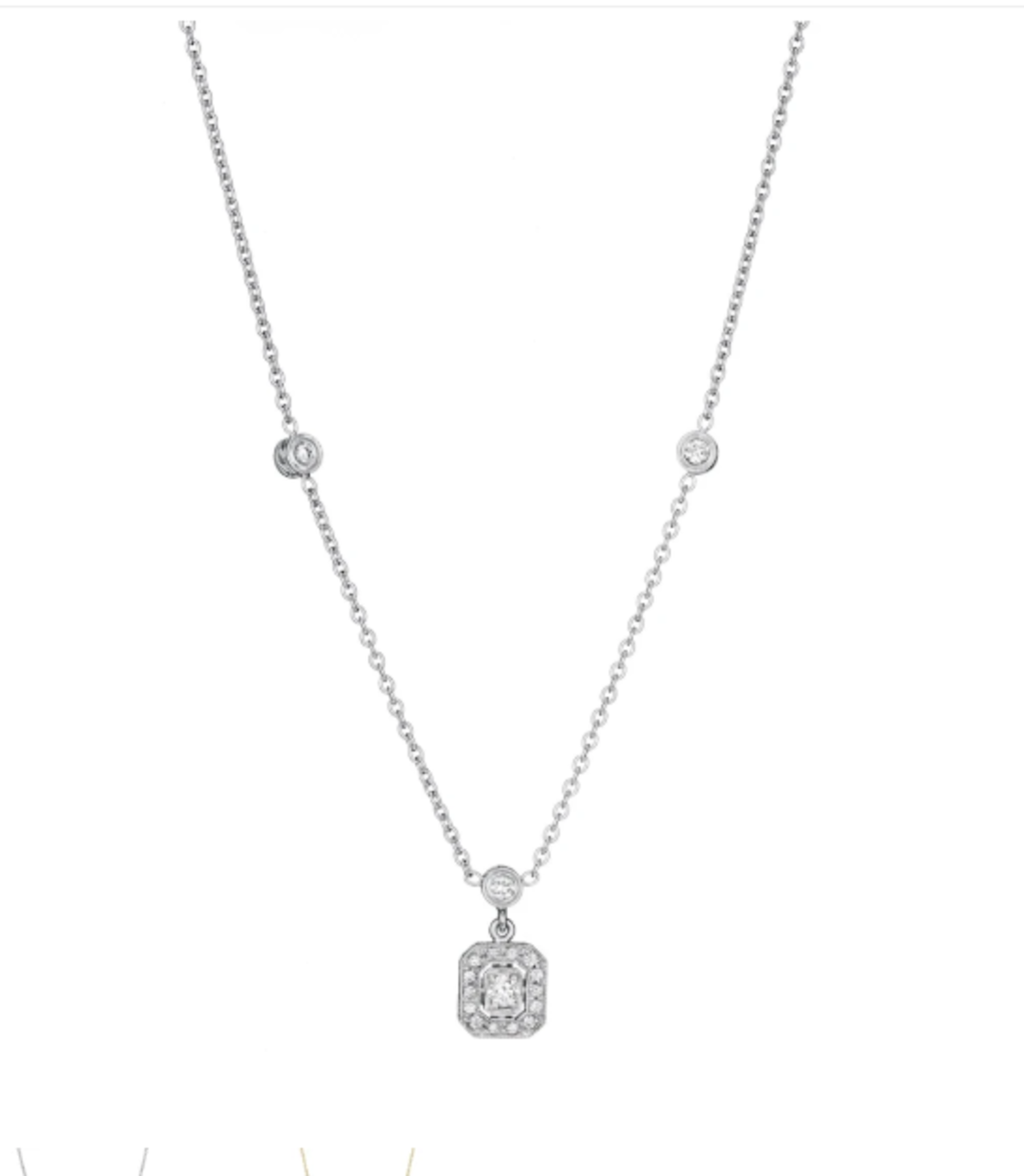 Diamond Connector Link Necklace | Penny Preville