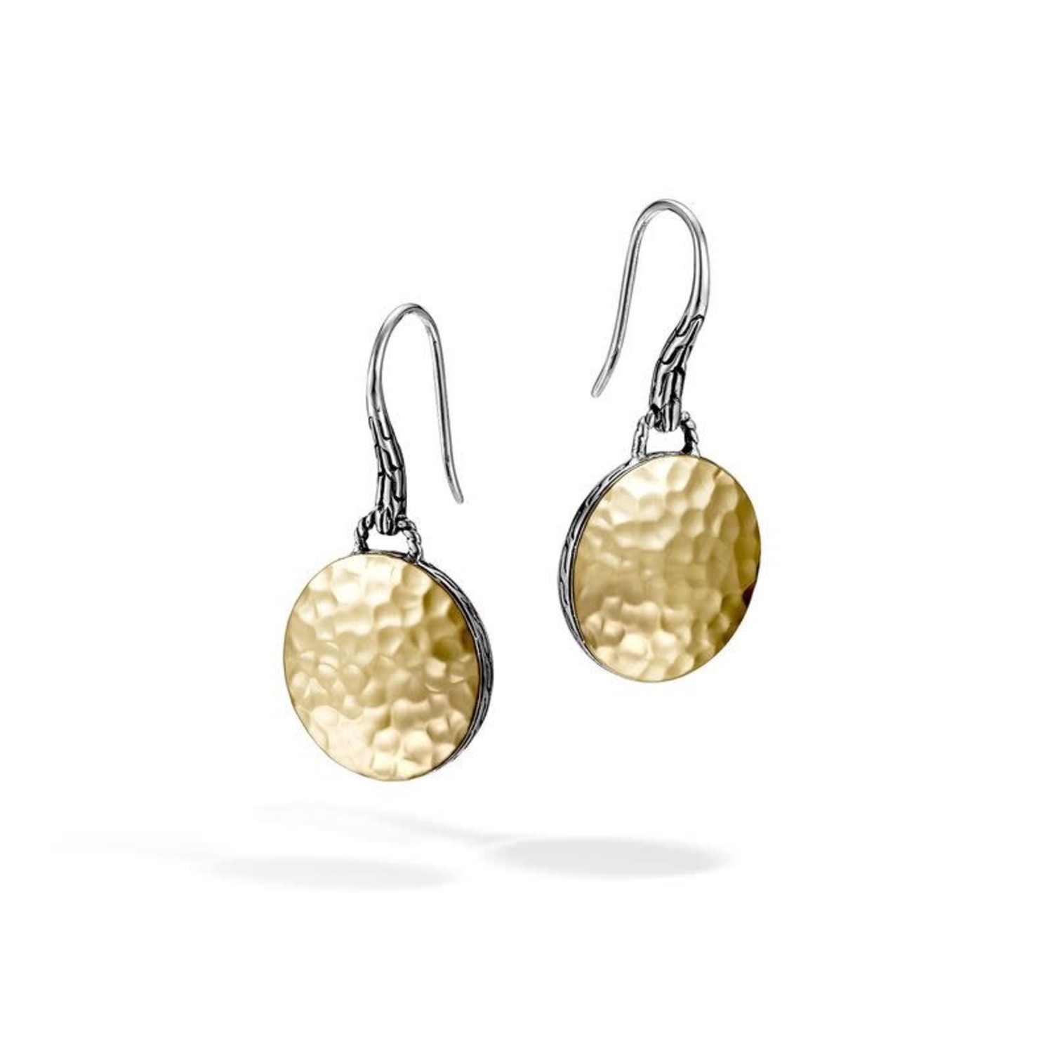 Handmade Gold Trio Drop Earrings | Aquila Jewellery