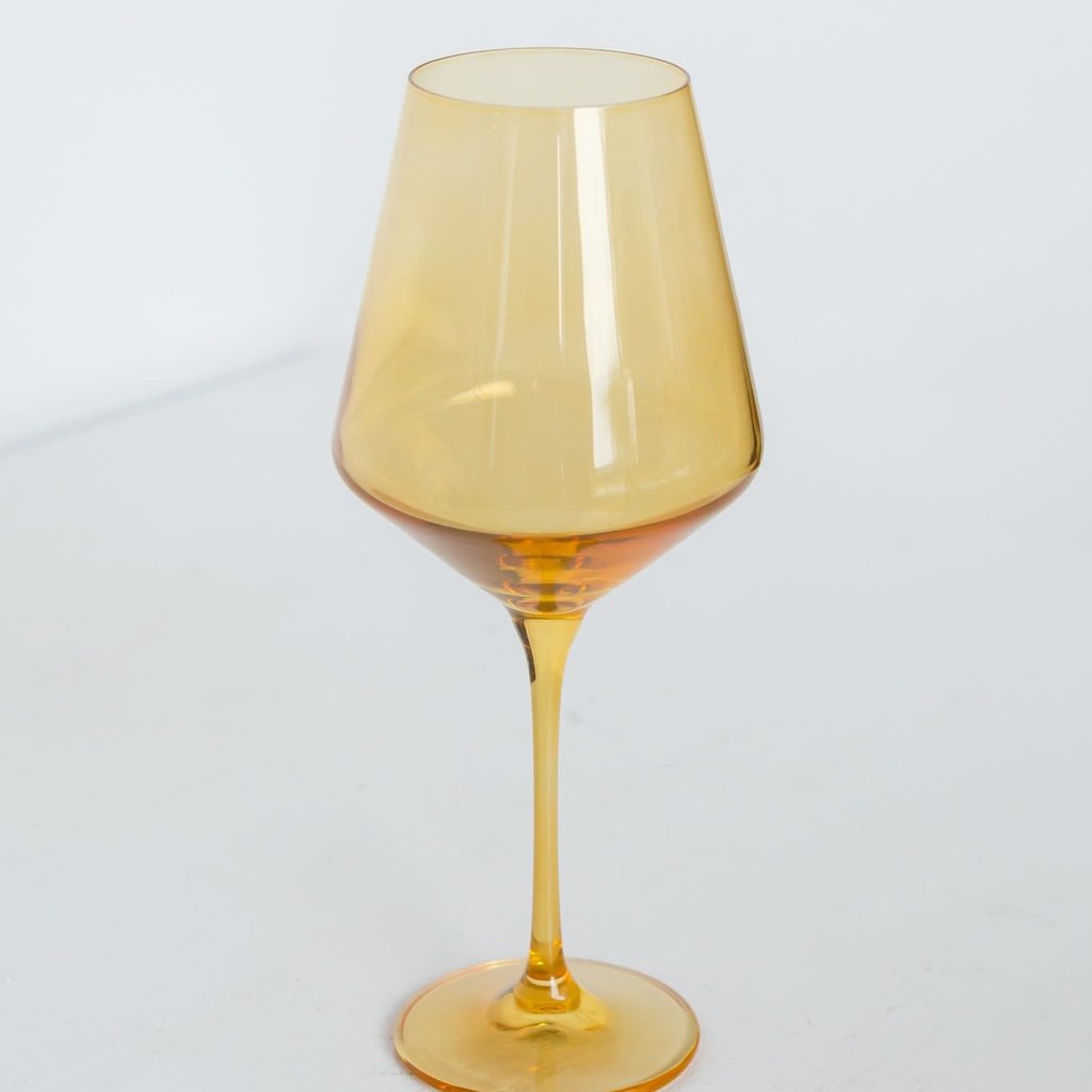 Estelle Colored Stemware Wine Glass Southern Avenue Company
