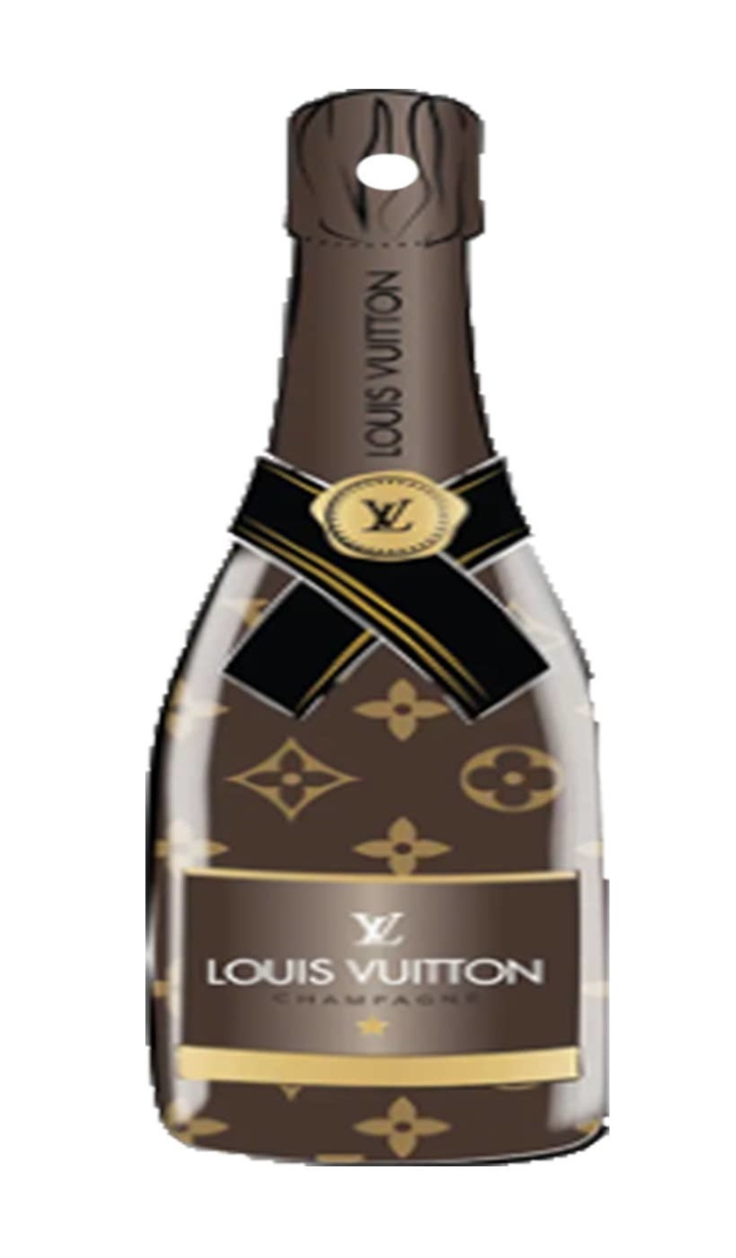 Louis Vuitton Gold Champagne Charm Pendant