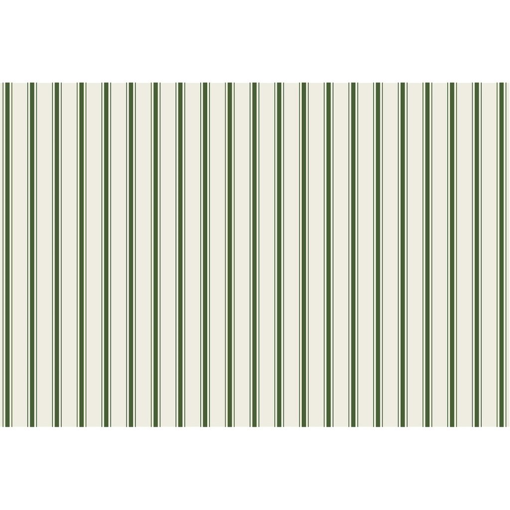 Hester & Cook Green Ribbon Stripe Placemat