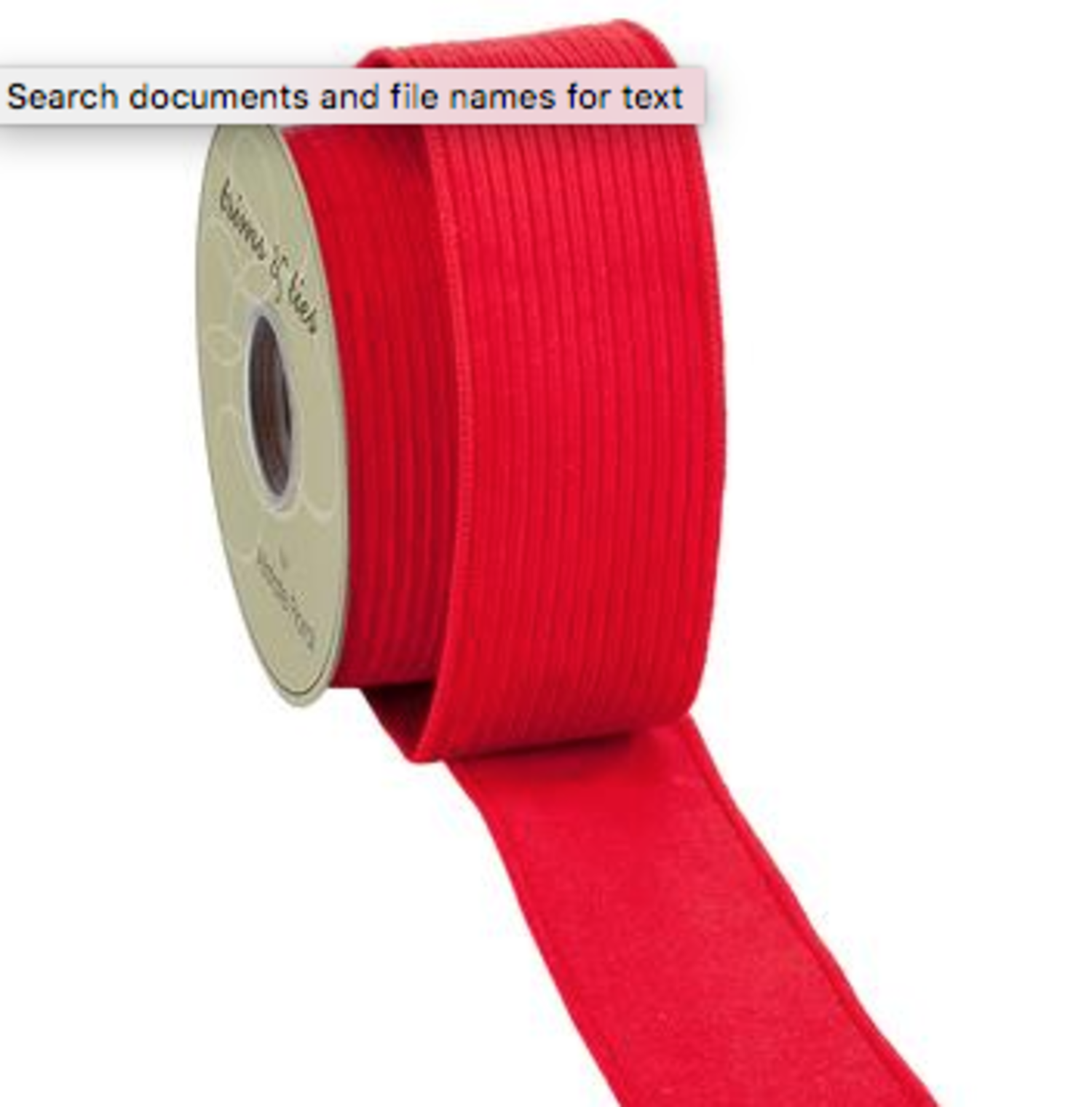 Ribbed Red Ribbon | 10y - Southern Avenue Company Ribbed Red Ribbon | 10y - Southern Avenue Company