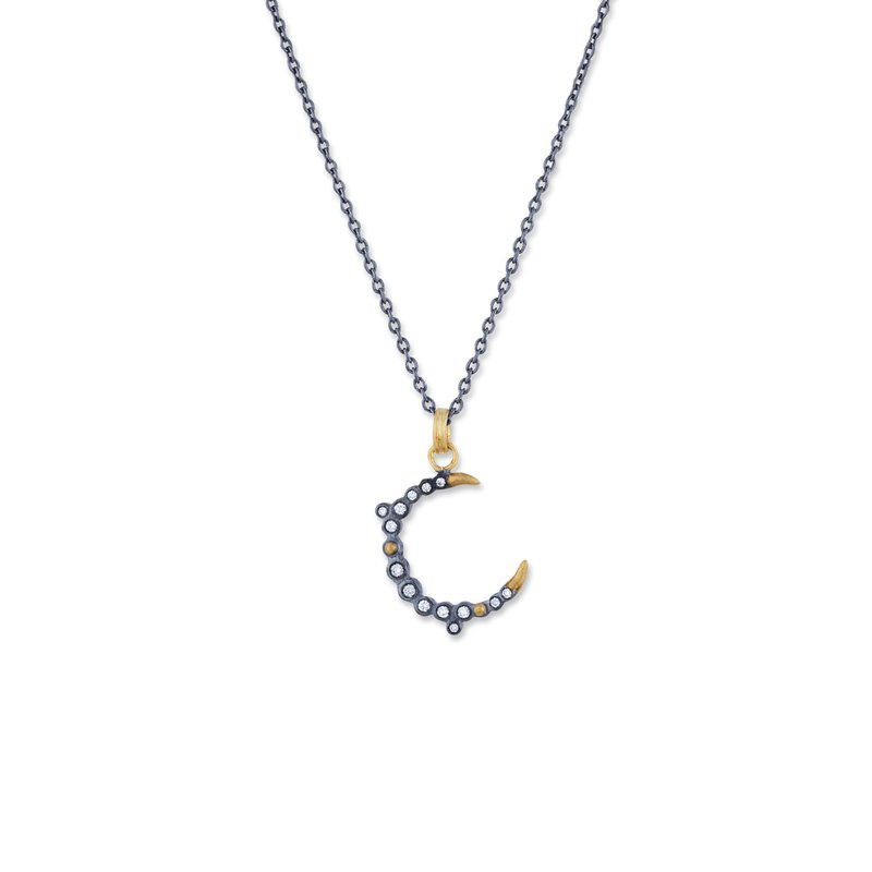 Lika Behar Collection Small Dylan Celeste Moon Necklace