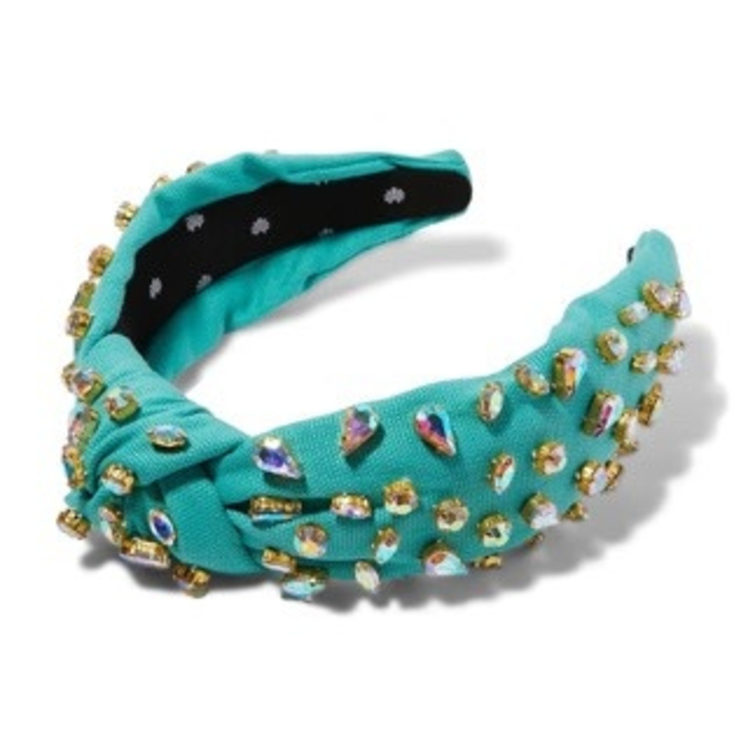 Turquoise Jeweled - Southern Avenue Headband Knotted Rainbow Company Candy