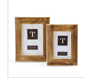 Wood and Bone Photo Frame 4x6 - Southern Avenue Company