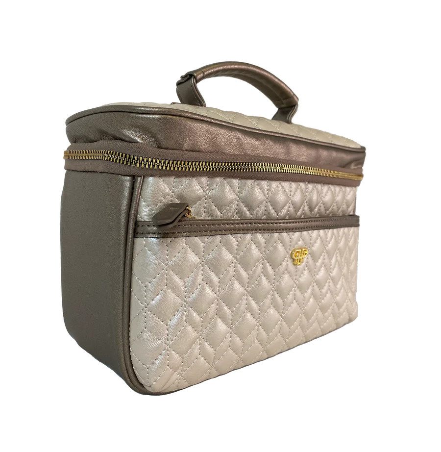 Pursen Classic Train Case - Natural Luster