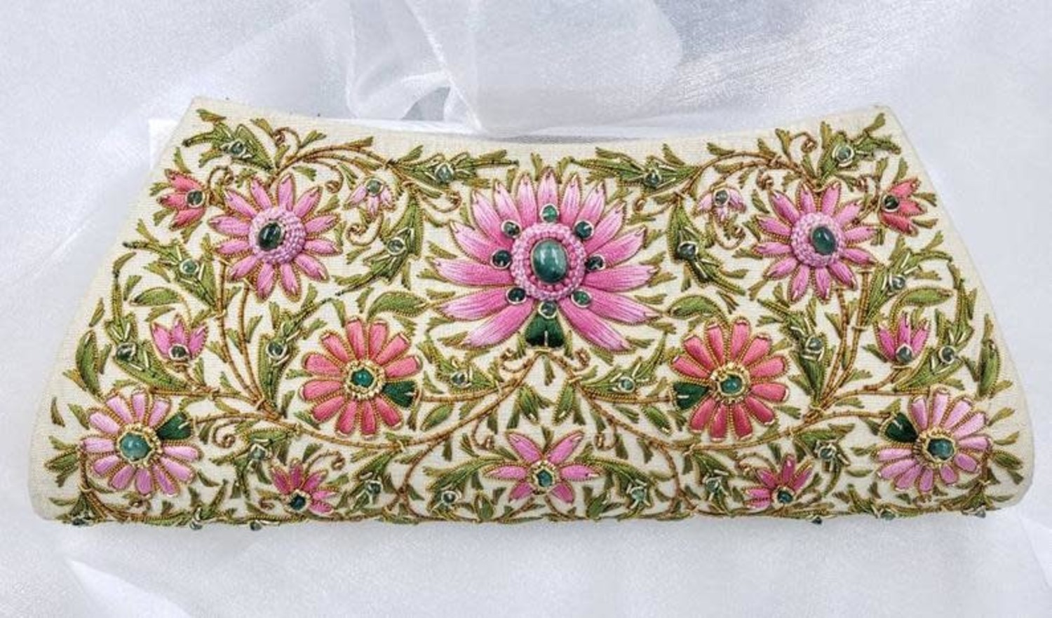 Hand embroidered clutches sale