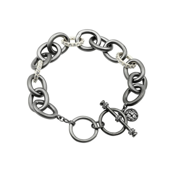 Freida Rothman Signature 2 Tone Toggle Chain Bracelet