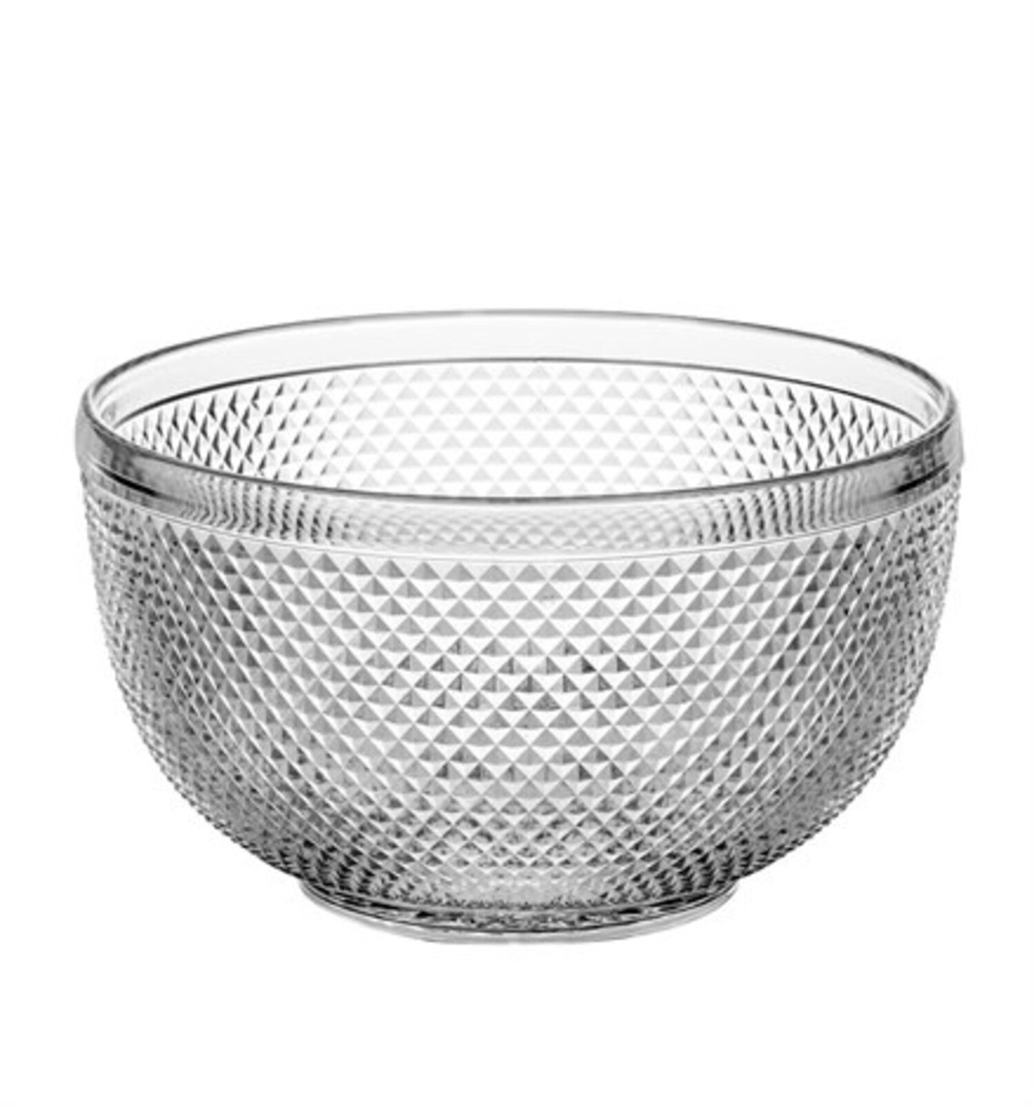 FRISCO Chevron Design Glass Bowl with Silicone Sleeve, Medium: 4