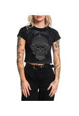AFFLICTION LIVE FAST AFFLICTION-CROP TOP-AW25047