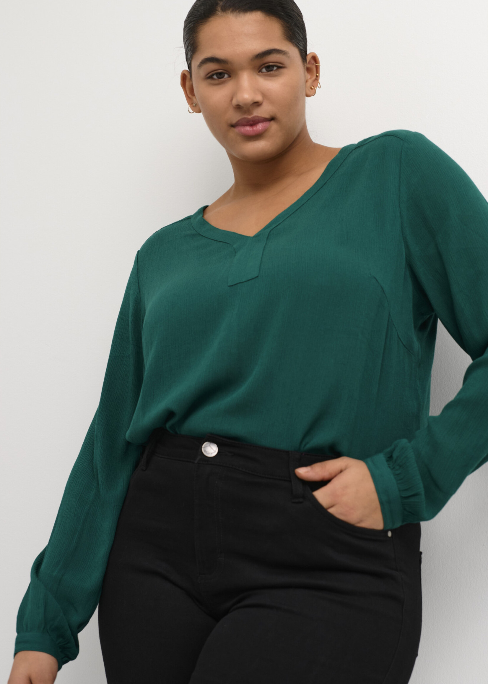 KAFFE CURVE KAFFE CURVE-BLOUSE-10580001