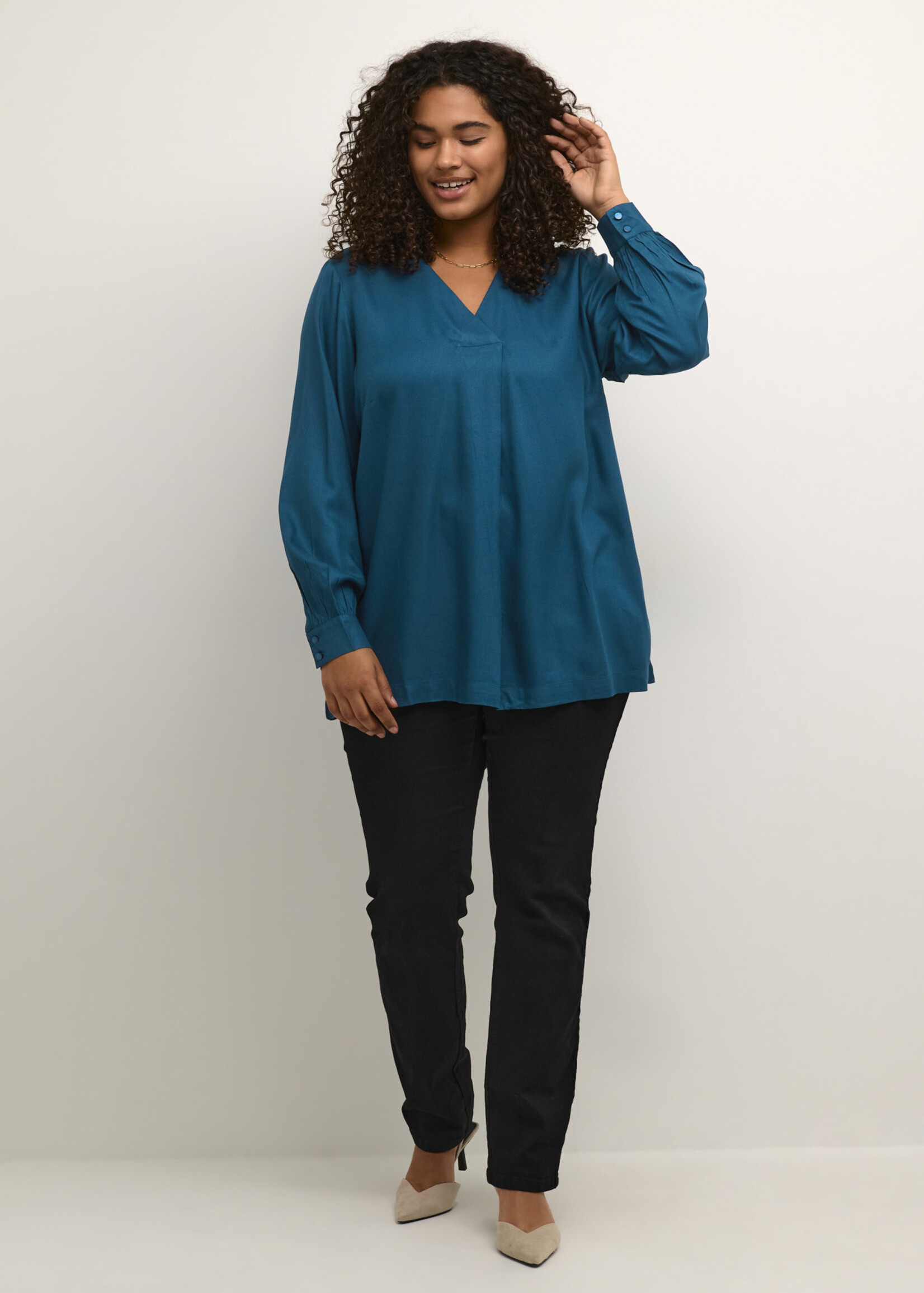 KAFFE CURVE KAFFE-BLOUSE-10581643